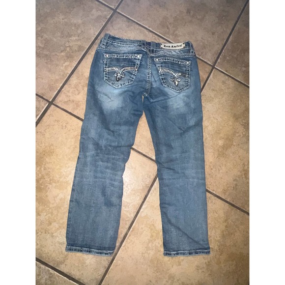Rock Revival Nicole Capri Jeans Size 27 - Picture 2 of 4